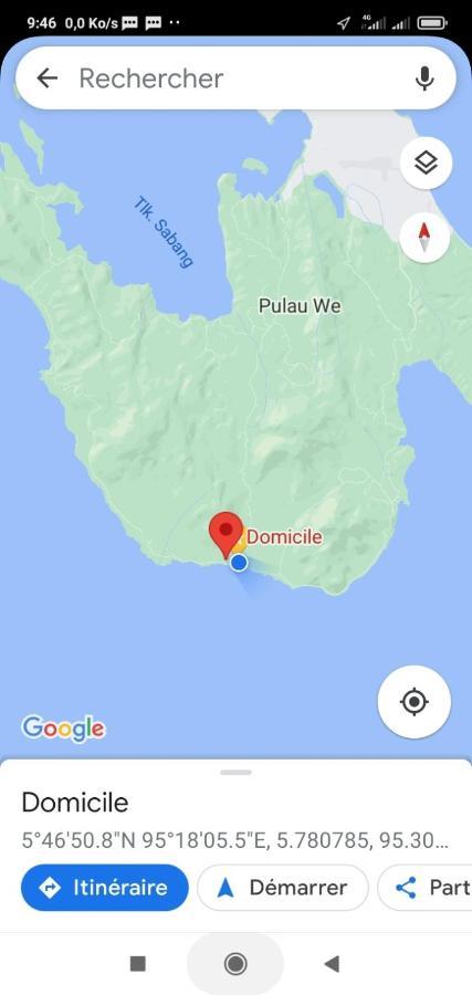 Pulau Weh Sabang Marifi Acomodação com café da manhã Paya Exterior foto